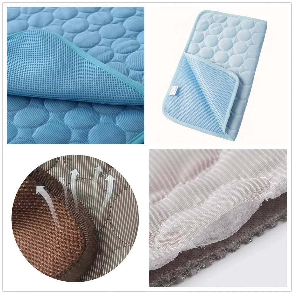 Tapis Rafraîchissant pour Chien & Chat — Soie Glacée — usage quotidien