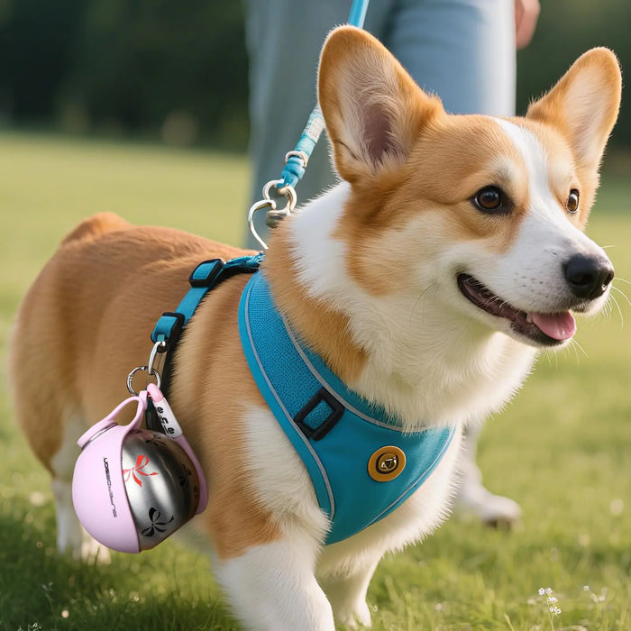 Gourde nomade 2-en-1 pour chien