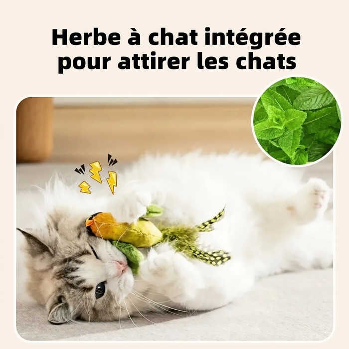 Jouet oiseau chanteur pour chat — visuel 3
