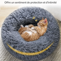 Lit donut moelleux pour chien et chat — visuel 1