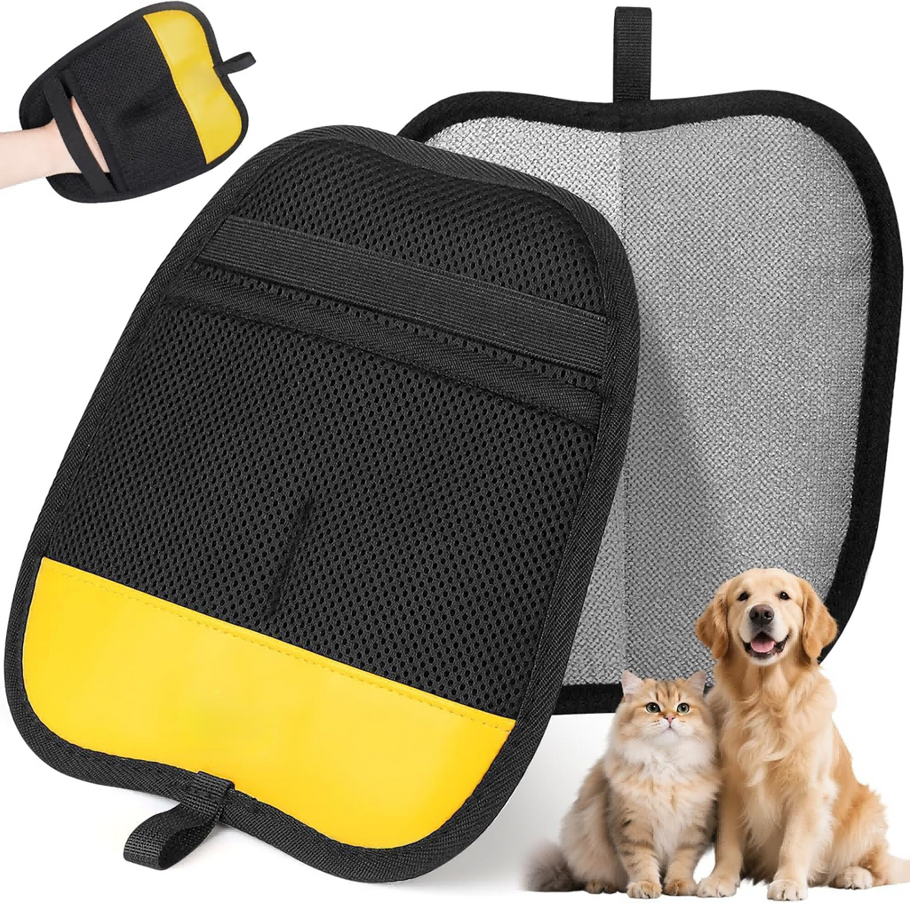 Gant de toilettage anti-poils pour chien et chat