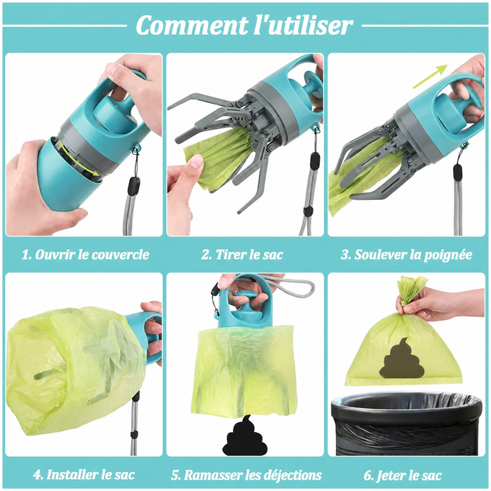 Ramasse-crottes portable pour chien — visuel 4