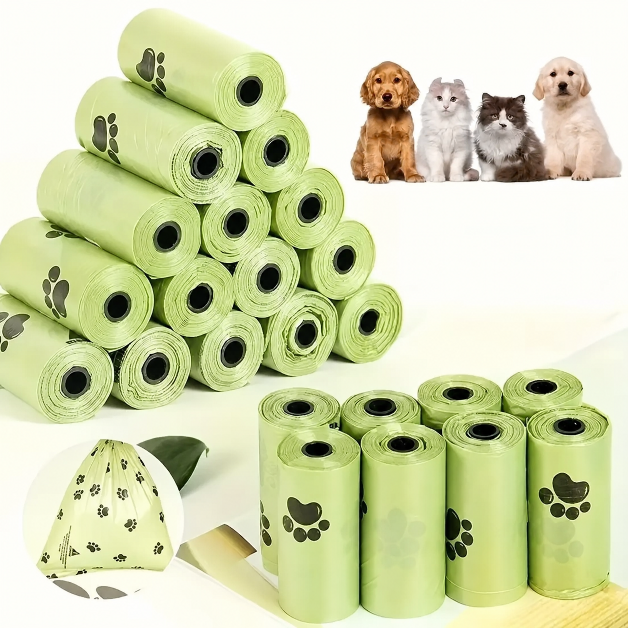 Sacs à déjections biodégradables pour chien — visuel 2